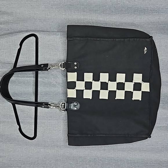TOTE BAG -BMW PRESS MINI-BAG IN BLACK AND WHITE LARGE - Picture 1 of 8